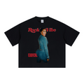 240GSM Unisex Boxy-Fit Loose-Fit T-shirt Black