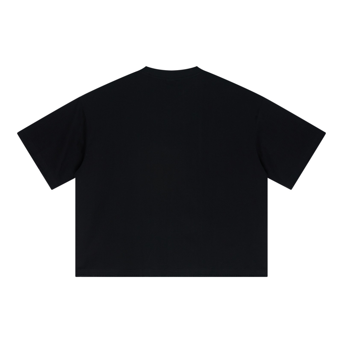 240GSM Unisex Boxy-Fit Loose-Fit T-shirt Black